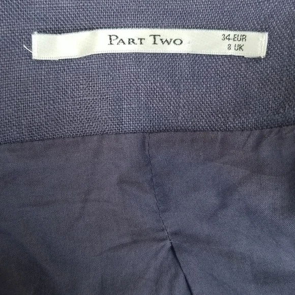 Part Two 100% Linen Jacket - Picture 8 of 15